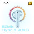 MWC EarPods Pro 2 | Hi-Res Audio Supported | Ultra Premium | Hybrid ANC (6 mics) | 10mm±0.1mm Driver | 60H Play Time | 35ms Ultra Low Latency | iPx6 Water Resistance | Bluetooth 6.0. 