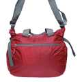 One Polar Unisex Maroon Nylon Zippered Vibrant, Stylish Side Weekender Bag Model No 5220 (Size - 340*110*260mm). 