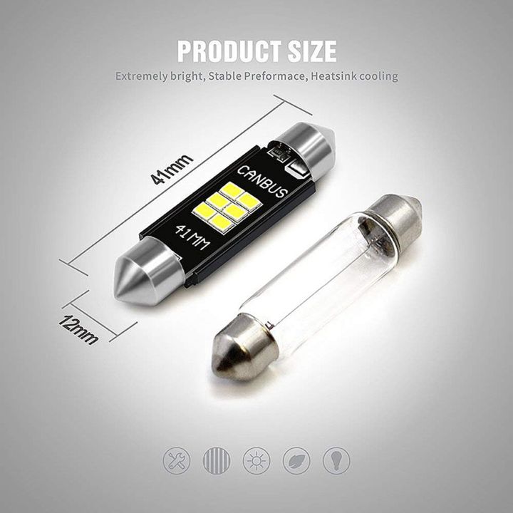 NAMUNY%202X%20Extremely%20Bright%20400%20Lumens%203020%20Chipset%20Canbus%20Error%20Free%20LED%20Bulbs%20for%20Interior%20Car%20Lights%20License%20Plate%20Map%20Door%20-%20Image%202