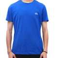 Doro Blue Cotton Round Neck Half Sleeve Side Printed T-Shirt For Men. 