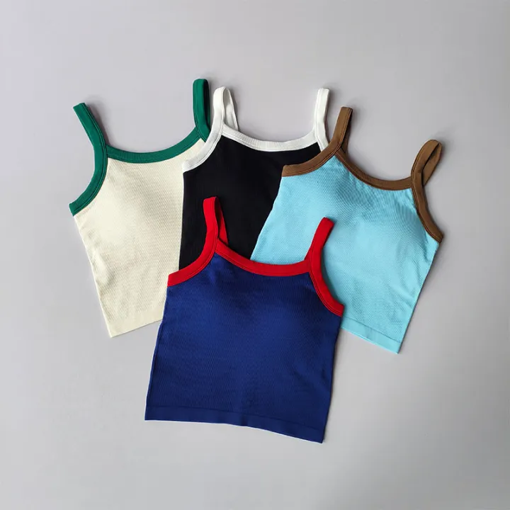 Tops%20quick-drying%20bra%20fitness%20running%20women's%20bra%20sport%20gathered%20integrated%20suspenders%20color-blocked%20fixed%20training%20yoga%20wear%20-%20Image%202