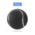 8 PCS Precut Walker Tennis Ball for Furniture Legs and Floor Protection, Heavy Duty Long Lasting Felt Pad Covering,Black. 