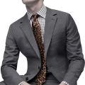 New Casual Leopard Print Tie Polyester Slim 8cm Wide Serpentine Tie Printed Zebra Striped Tie Wedding Party Shirt Accessories For Men. 