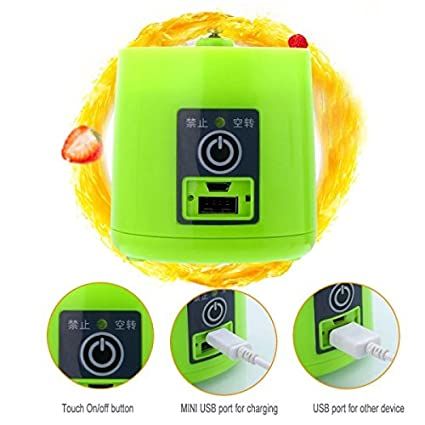 380Ml%206%20Blades%20Usb%20Rechargeable%20Portable%20Electric%20Fruit%20Juicer%20Smoothie%20Blender%20with%20Built%20in%20Power%20Bank%20-%20Image%204