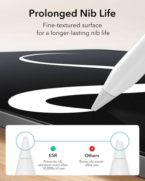 ESR%201%20Pack%20Paper-Feel%20Screen%20Protector%20for%20iPad%20Air%2011%20Inch%20M2%20(2024)%20Write%20and%20Draw%20Like%20on%20Paper,%20Scratch%20Protection%20with%20Easy%20Application%20Tray%20-%20Image%207