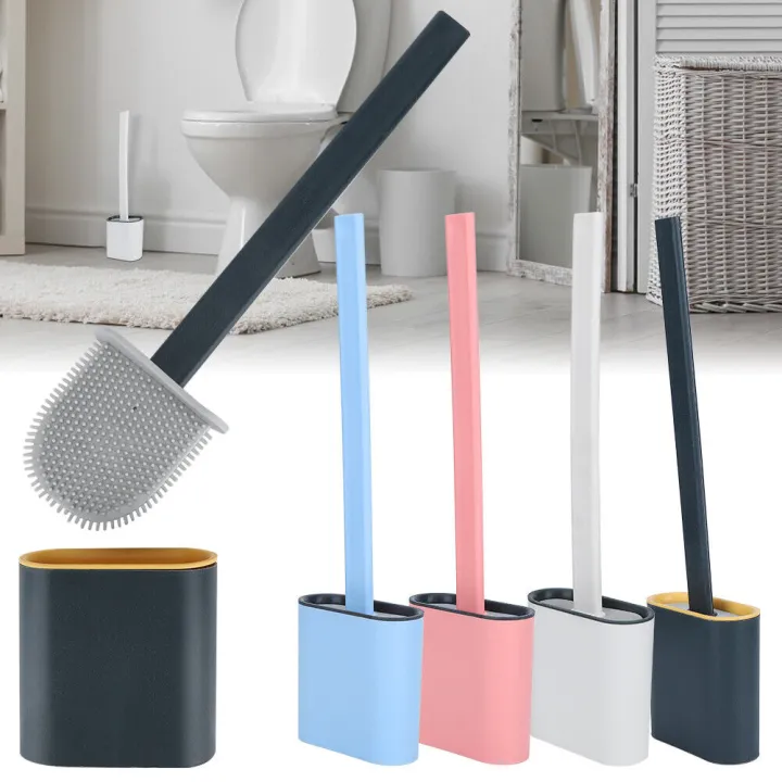Silicone%20Toilet%20Brush,Toilet%20Bowl%20Brush%20and%20Holder%20Set%20with%20Small%20Brush%20for%20Deep%20Cleaning,%20Freestanding/Wall%20Mounted%20Toilet%20Brush%20Holder%20-%20Image%204