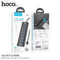Hoco HB40 USB 3.0 HUB 7 Port USB Switch High Speed ON / OFF USB Data Reader. 