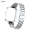 MengshanOriginal Linguolin Watch with 3 liteWatch bracelet, metal case, steel band, magnetic ring, Luxury ch 3 Ami Wat, stainless protector Mi for Redctive smartwatch. 