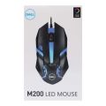 M200 Rgb Gaming Wired Usb Mouse, Ambidextrous, 5-Buttons, Upto 2400 Dpi With 4 Levels Dpi Switch, 7-Colour Rgb Backlight. 