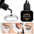 5ml Grafting Eyelashes Glue Waterproof Lasting Quick Drying Adhesive Black Color Lashes Extension Glue No Irritant Makeup Tools. 