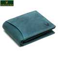 WildHorn Nepal® RFID Protected 100% Men Leather Wallet (Blue Hunter). 