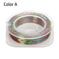 Protect rod colorful Polyester Line Braided Wire Winding line Fishing Rod Threading Line Guide. 