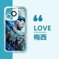 Phone Case For IPhone 11 12 Pro Max 13 Mini 6 6S Plus 6+ Phone Casing Soft Clear TPU Gear 5 Nika Luffy Football Player Messi Cristiano Ronaldo Neymar Kai Havertz INS Full Protection Trend Brand Korean Anti-falling Luxury Anti-Knock. 