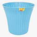 Blue Color Gem Plastic Flower Pot, Gamala Size- 9012  08 Inch. 