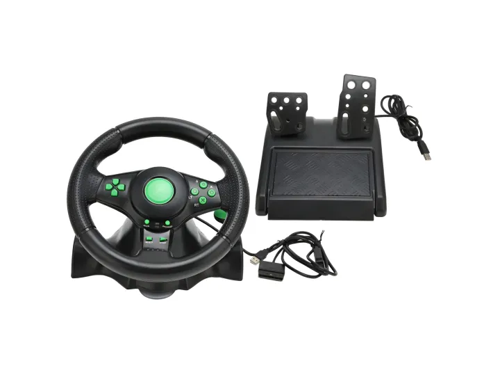 Gaming%20Steering%20Wheel%20with%20Pedals%20180%20Degree%20Rotation%20Vibration%20USB%20PC%20Steering%20Wheel%20for%20X-Box%20360/PS3/PS2/PC%20-%20Image%203