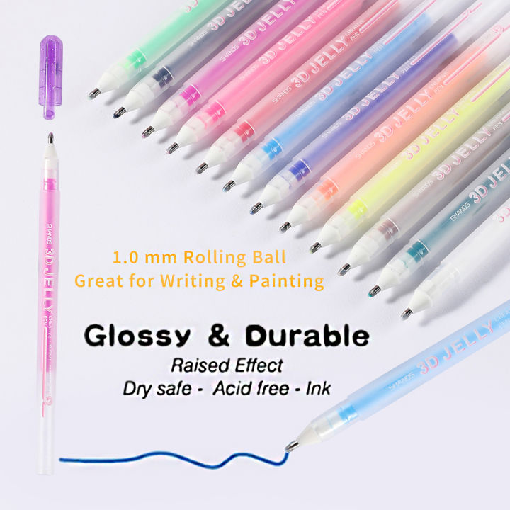 Color ink art painting, thick diary, lettering, 1mm thick dot 12 pieces ...