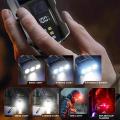 Portable Portable LED Flashlight Built-in Battery Type-c Rechargeable Flash Light Outdoor Waterproof Maintenance Magnetic Work Light. 