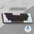 KA646 Mini Wired Mechanical Gaming Keyboard - 60% Compact RGB Backlit Hot Swap Keyboard. 