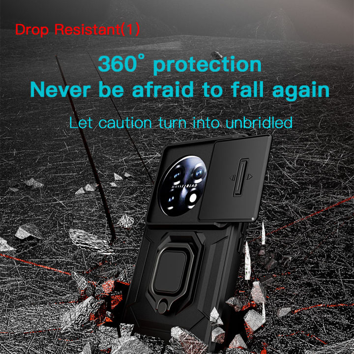 2025SMGSLIB%20KEYSION%20Shockproof%20Armor%20Case%20for%20Oneplus%2011%205G%2011R%2012%20Slide%20Camera%20Lens%20Protection%20Ring%20Stand%20Phone%20Cover%20for%20OnePlus%201+Ace%202%20-%20Image%204