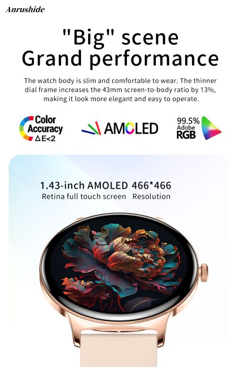 Anrushide%20Watch%20Smart%20Tracking%20Fitness%20Monitoring%20Inch%20BTV89%20Watch%20Ladies%20Smart%20Call%201.43Amoled%20Screen%20Health%20Watch%20Bracelet%20Ladies%20Exerciser%20-%20Image%206