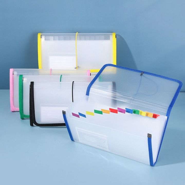 High Quality PP B6 File Folder Classification Waterproof Bill Storage Bag Strap Design Receipt Holder Entrance Decoration