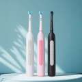 Rotating electric toothbrush suitable for adults, equipped with 6 brush heads, type-c charging, 3-speed 2-minute timed zoning. 