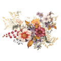 NEW Self Sticking to Wall Home Decoration Bedroom 1pcs Vintage Romantic Plants Flower Porch Sticky. 