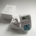 Durable ABS European Standard Timer Socket White EU Plug Functional LCD Digital Timer Socket 220V-240V Smart Timer Socket Electrician. 