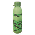 Green Water Bottle Army Design. 