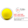 42Mm Mixed Color Pu Foam Solid Sponge Soft Ball Indoor Golf Practice Ball Toy Ball Junna. 