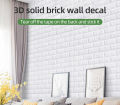 Foam Bricks 3D Self Adhesive Brick Wall Stickers And Waterproof Antifouling Pe Foam Home Decor Wallpaper Sticker. 