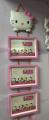 Hello Kitty Wall Hanging Photo Frame - 3 Frame. 