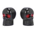 NAMUNY 4 Pair Motorcycle Skull Number Plate Frame Screws Fitting Screw Black. 