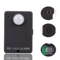 ARELENE Mini GSM PIR Alarm Motion Sensor Alarm Infrared Wireless GSM Alarm Anti-Theft Motion Detector with EU Plug. 