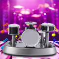 Finger Drum Set Electronic Mini Finger Drum Portable Finger Touch Drum Novel Desktop Drum Gift for Kids. 