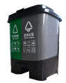 Segregation Dual Waste Dustbin for Wet Dry and Recyclable Waste 40 litres 20 + 20  with Removable bin. 
