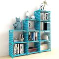 4 Layers Bookcase Bookshelf 9-Cubes Book Shelf , Book Rack For Home , Office Storage Shelf Plastic Storage Cabinet. 