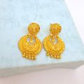 Rani Haar Design Earring Ramleela Gold Plated Jhumka For Women. 