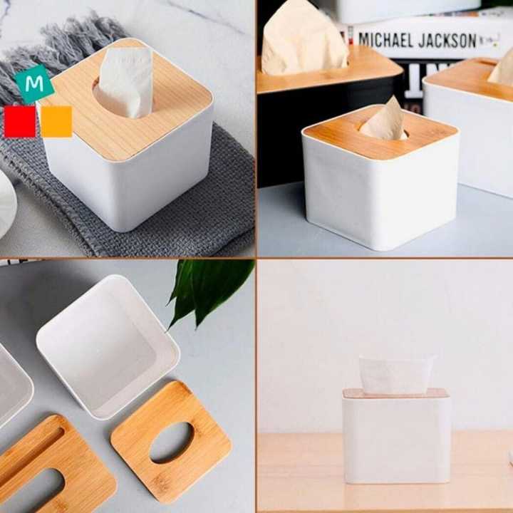 Square%20Shape%20Wooden%20Cover%20Plastic%20Tissue%20Box%20Holder%20%7C%20Paper%20Napkin%20Dispenser%20Case%20-%20Image%202