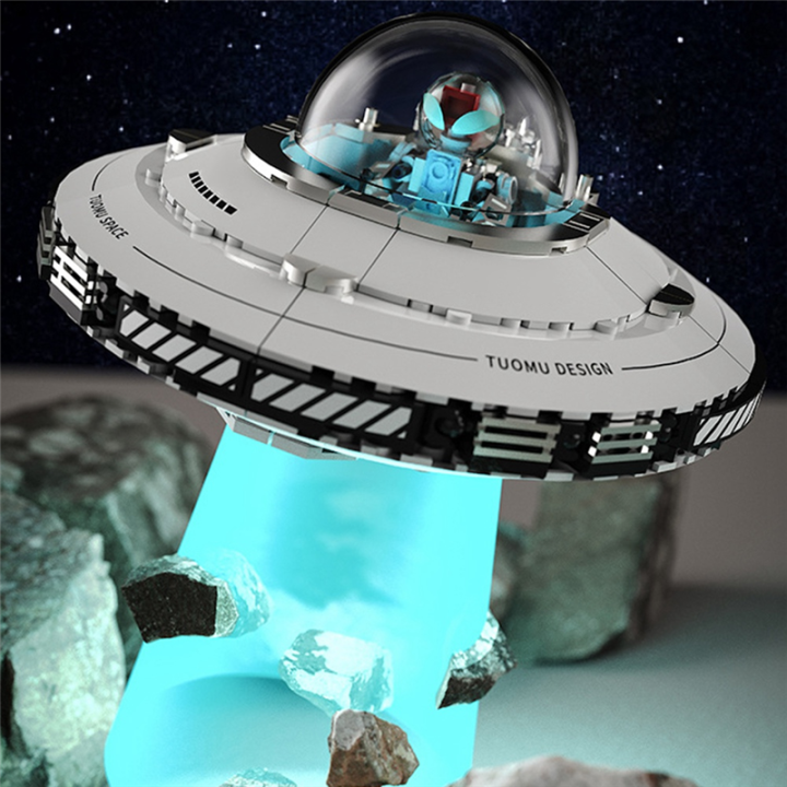 UFO%20Spacecraft%20Ornament%20Puzzle%20Building%20Block%20Ship%20Aerospace%20Science%20Assembly%20Model%20-%20Image%206