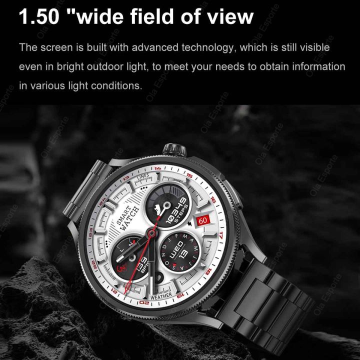 Water%20Watch%20Inch%20Bluetooth%20Pass%20Huawei%20Men's%20Smart%204%20Xiaomi%20New%20Fashion%20202%20Watch%201.5%20Words%20Smart%20Watch%20Women's%20Blood%20Pressure%20Monitoring%20Prevention%20-%20Image%206