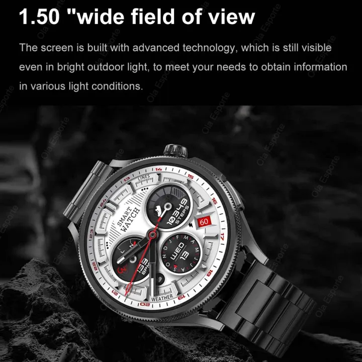 Water%20Watch%20Inch%20Bluetooth%20Pass%20Huawei%20Men's%20Smart%204%20Xiaomi%20New%20Fashion%20202%20Watch%201.5%20Words%20Smart%20Watch%20Women's%20Blood%20Pressure%20Monitoring%20Prevention%20-%20Image%206
