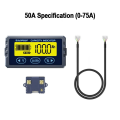 Battery Tester 8V-120V 50A Coulomb Meter Capacity Indicator Lithium Ion Detector Coulomb Meter Voltmeter Easy Install. 