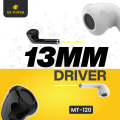 MY Power MT120 Earbuds With  Loud Sound & high Bass| Type-C Charging Port Wireless Earbuds 6 Months Warranty.. 