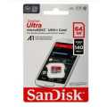 SanDisk Ultra microSDXC 64GB Speed UHS-I Card Class @10 Microsd Memory Card. 