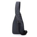 Male Anti-Theft Bagpack Men Sling One Shoulder Bag Boy Waterproof Travel Small Chest Bag Slim Mini Crossbody Bag Black. 