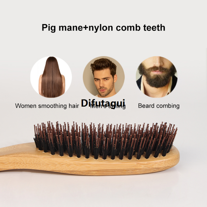 Difutagui%20Comb%20Supplies,%20Styling,%20Hairdressing,%20Barber,%20Natural%20Bamboo%20Hair%20Brush,%20Profesional%20Boar%20Bristles,%20DIY%20Smoothing,%20Detangling,%20Wet%20Hair,%20Dry%20Hair%20-%20Image%205