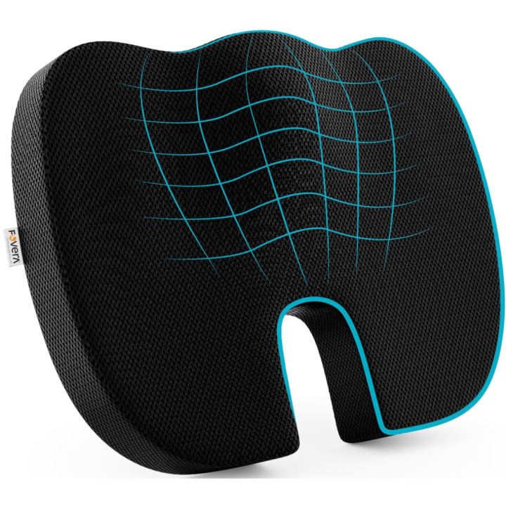 Premium Memory Foam Coccyx Orthopedic Seat Office Chair Cushion Pain Relief