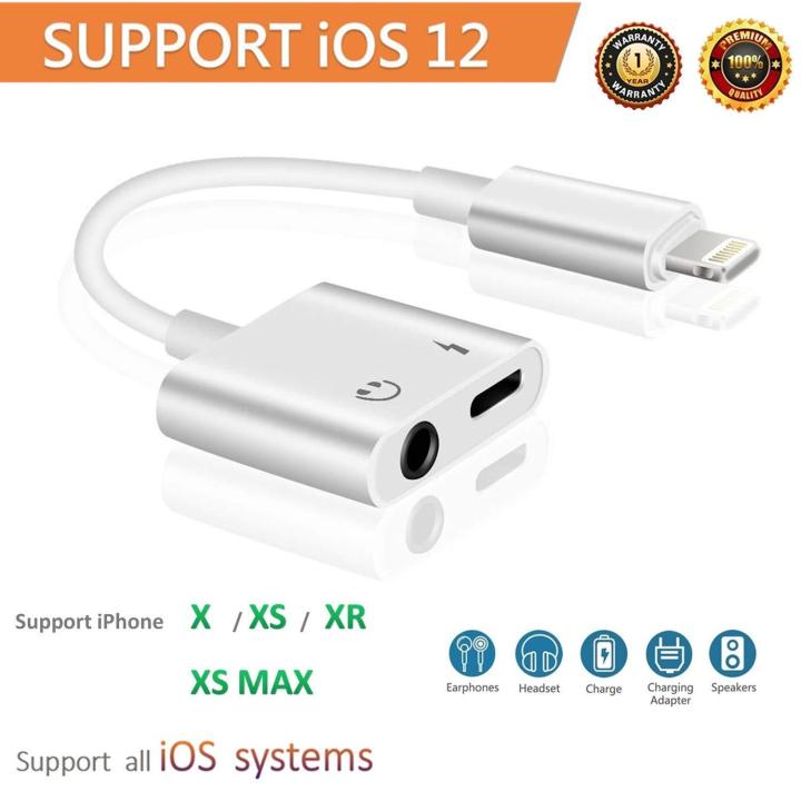 Headphone%20Jack%20Adapter%20Dongle%20Xs/Xs%20Max/Xr/%208/8%20Plus/X%20(10)%20/%207/7%20Plus%20Adapter%20To%203.5Mm%20Jack%20Converter%20Car%20Charge%20Accessories%20Cables%20&%20Audio%20Connector%202%20In%201%20Earphone%20Splitter%20Adaptor%20-%20Image%203