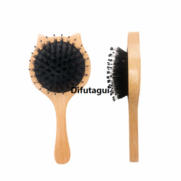 Difutagui%20Hairbrush%20detangling%20massage%20scalp%20handle%20bristle%20wild%20boar%20natural%20%E3%80%902025%20Version%E3%80%91%20brush%20bamboo%20hair%20comb%20anti-static%20comb%20styling%20tool%20-%20Image%202